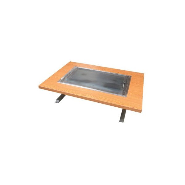 イトキン IKK お好み焼きテーブル（スチール脚） 座卓仕様 IM-4150P 都市ガス（13A）仕様 1500・800・330(mm)