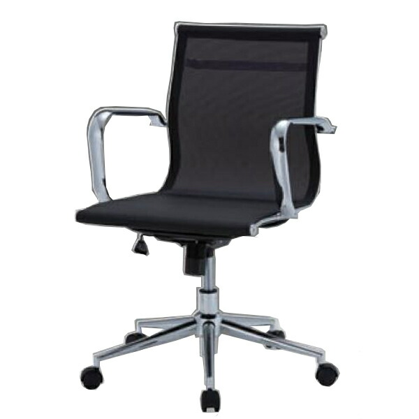 井上金庫 オフィス チェア 椅子 APS-M01 W570 D610 H820～900 SH400～480 メッシュ