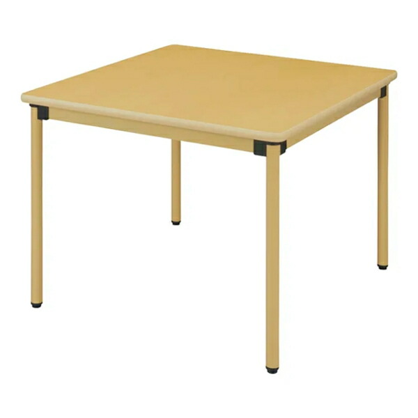 井上金庫 テーブル UFT-KA0909  W900 D900 H700 介護・福祉施設向け固定脚テーブル