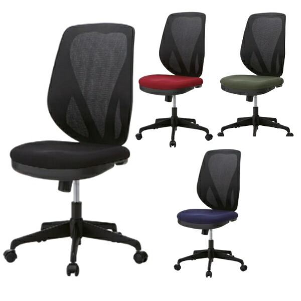 井上金庫 オフィス チェア 椅子 LAP-54 W490 D620 H1000～1090 SH435～525