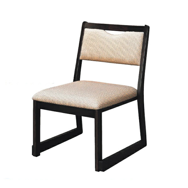 和風椅子 高脚座椅子（スタッキング式）喜楽35S  古木色 座いす